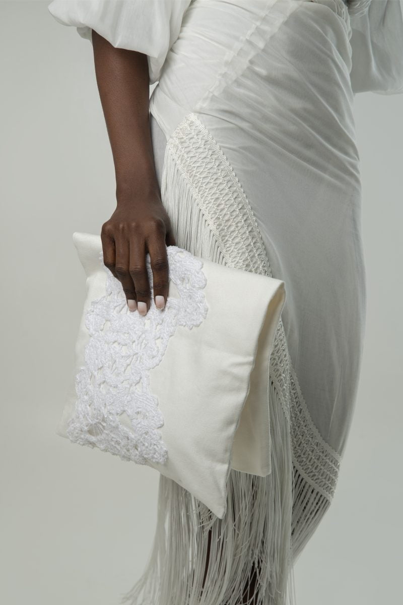 Lila-Eugenie’s Designer Beachwear Luxury Daffodil Bag for Women